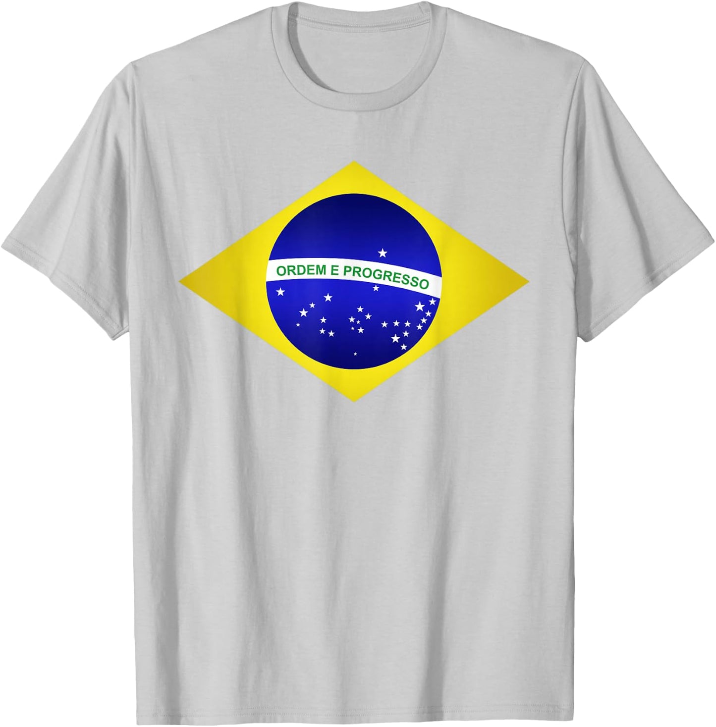 Brazil Shirt Brazilian Soccer Football Brazilian Flag T-Shirt - T-Shirt | Ash