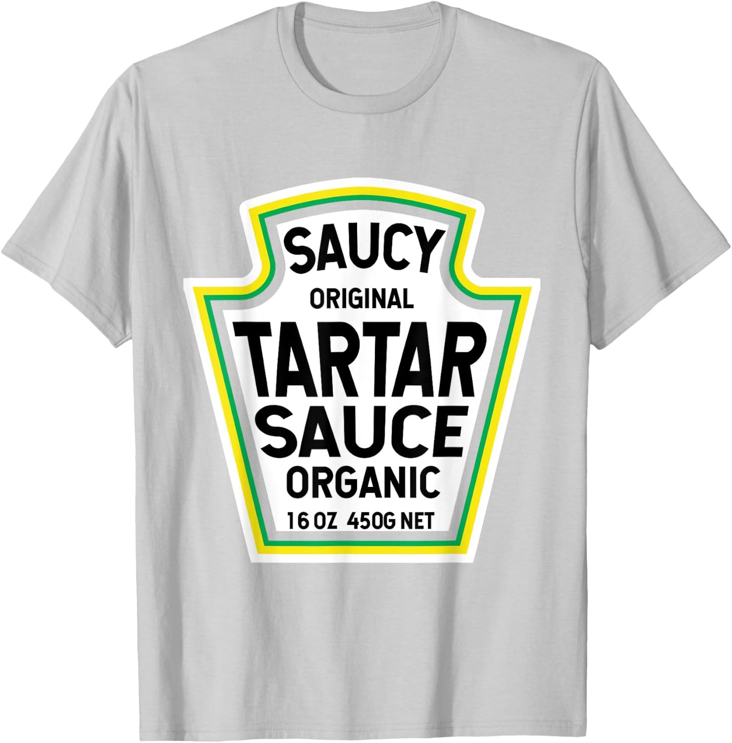 Tartar Sauce Easy Halloween Costume Matching Group Couples T-Shirt - T-Shirt | Ash
