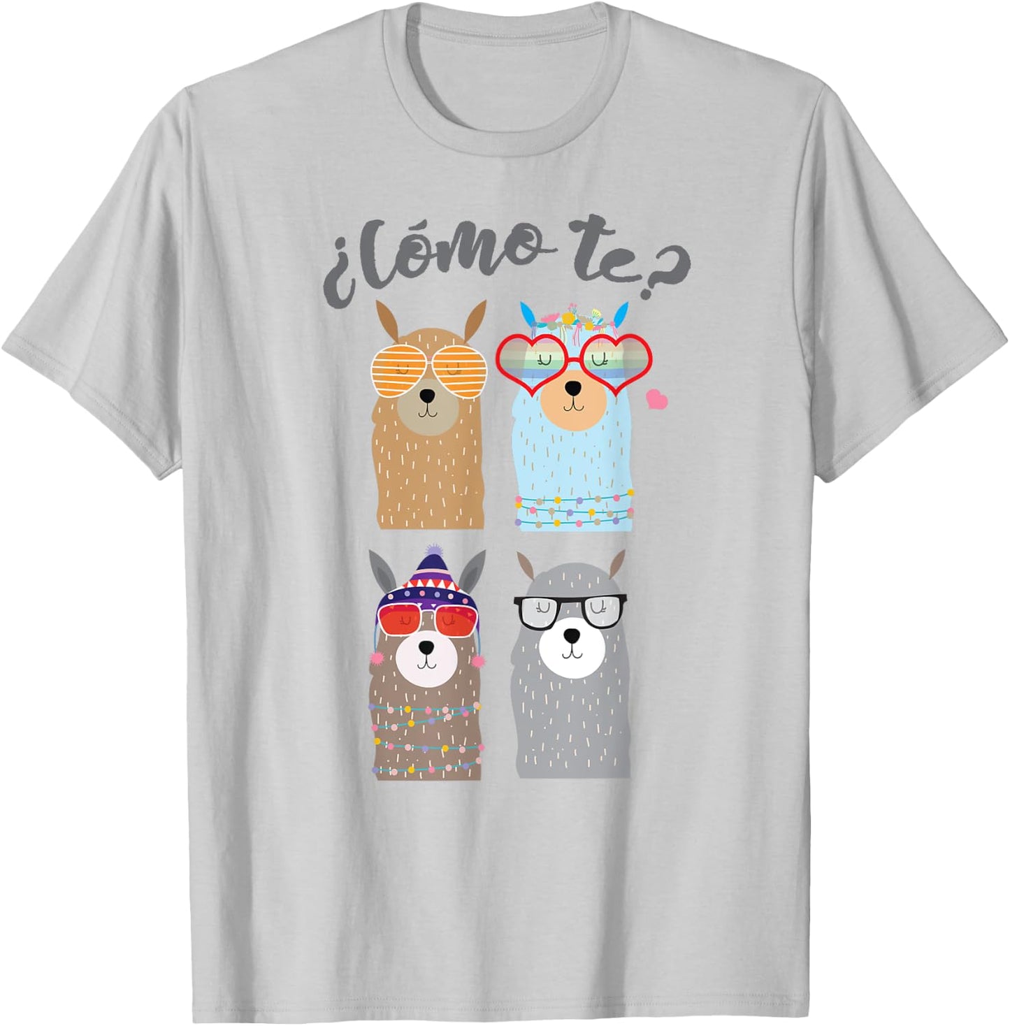 Como te llamas? Funny Bilingual Spanish Teacher T-Shirt - T-Shirt | Ash