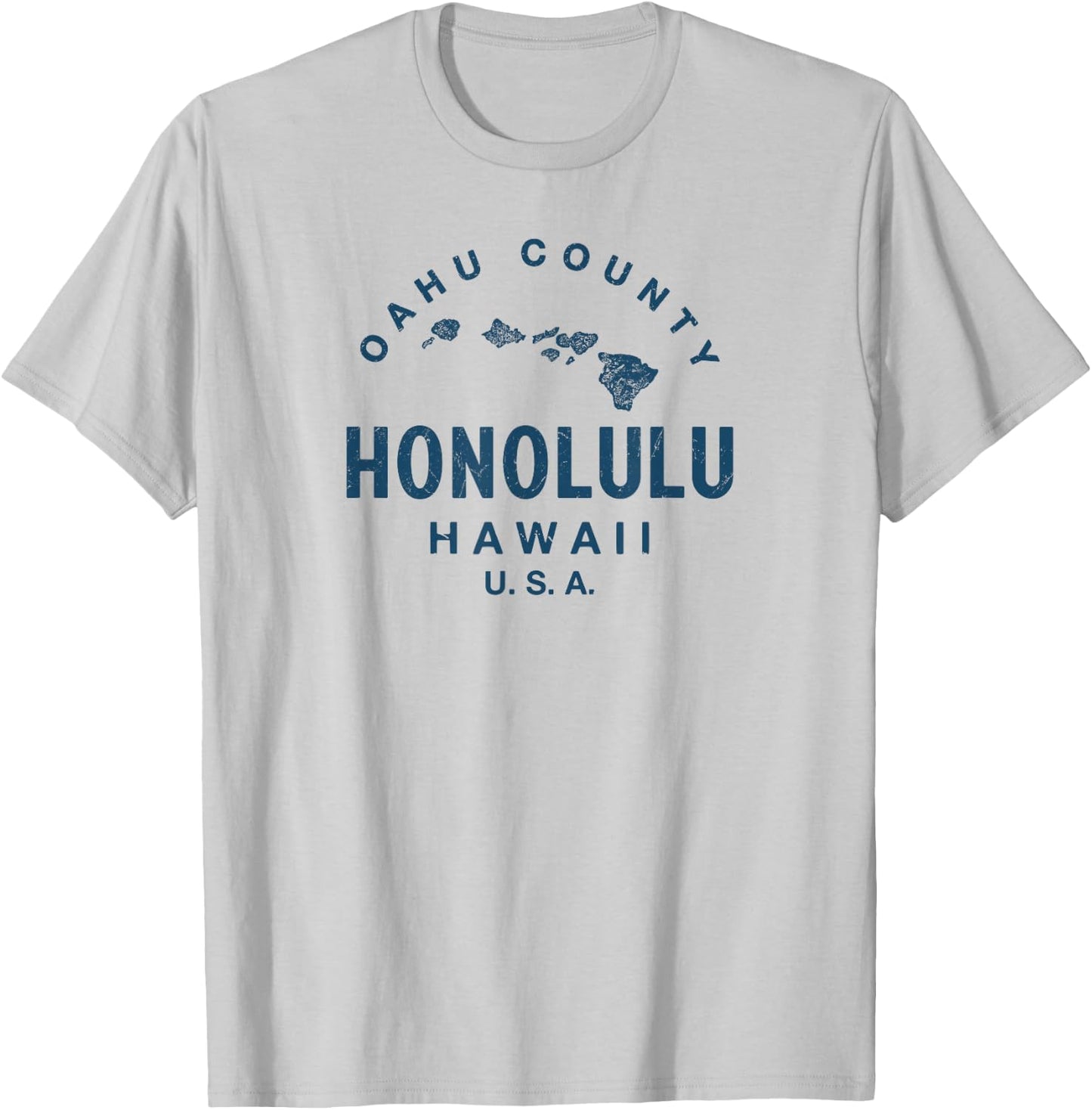 Hawaii Honolulu Hawaiian Islands T-Shirt - T-Shirt | Ash
