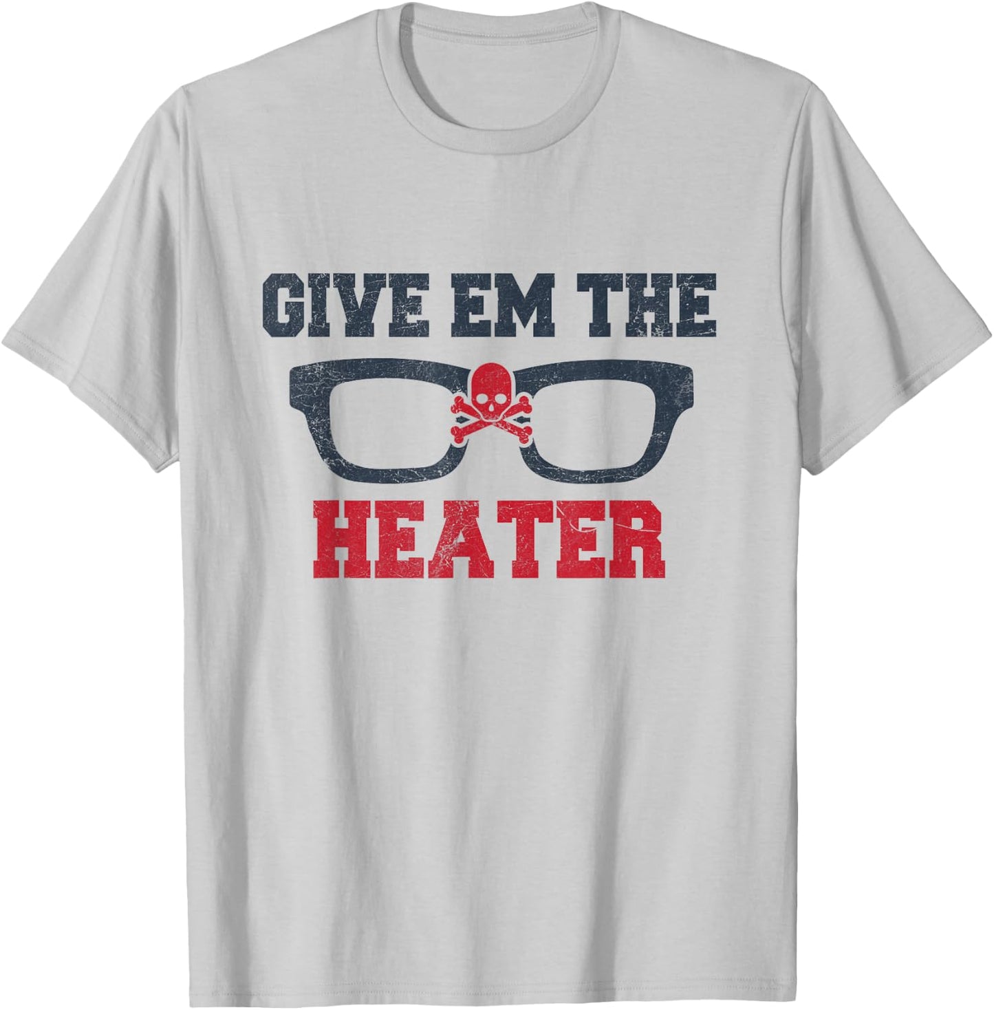 Give 'Em the Heater - Classic Baseball Pitch - Pitcher Shirt T-Shirt - T-Shirt | Ash