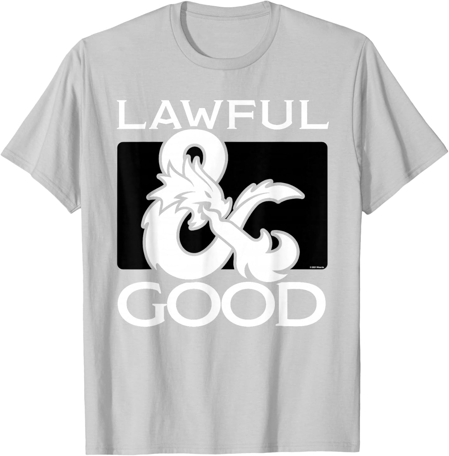 Dungeons & Dragons Lawful & Good T-Shirt - T-Shirt | Ash