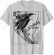 Starling Birds Birdwatcher T-Shirt - T-Shirt | Ash
