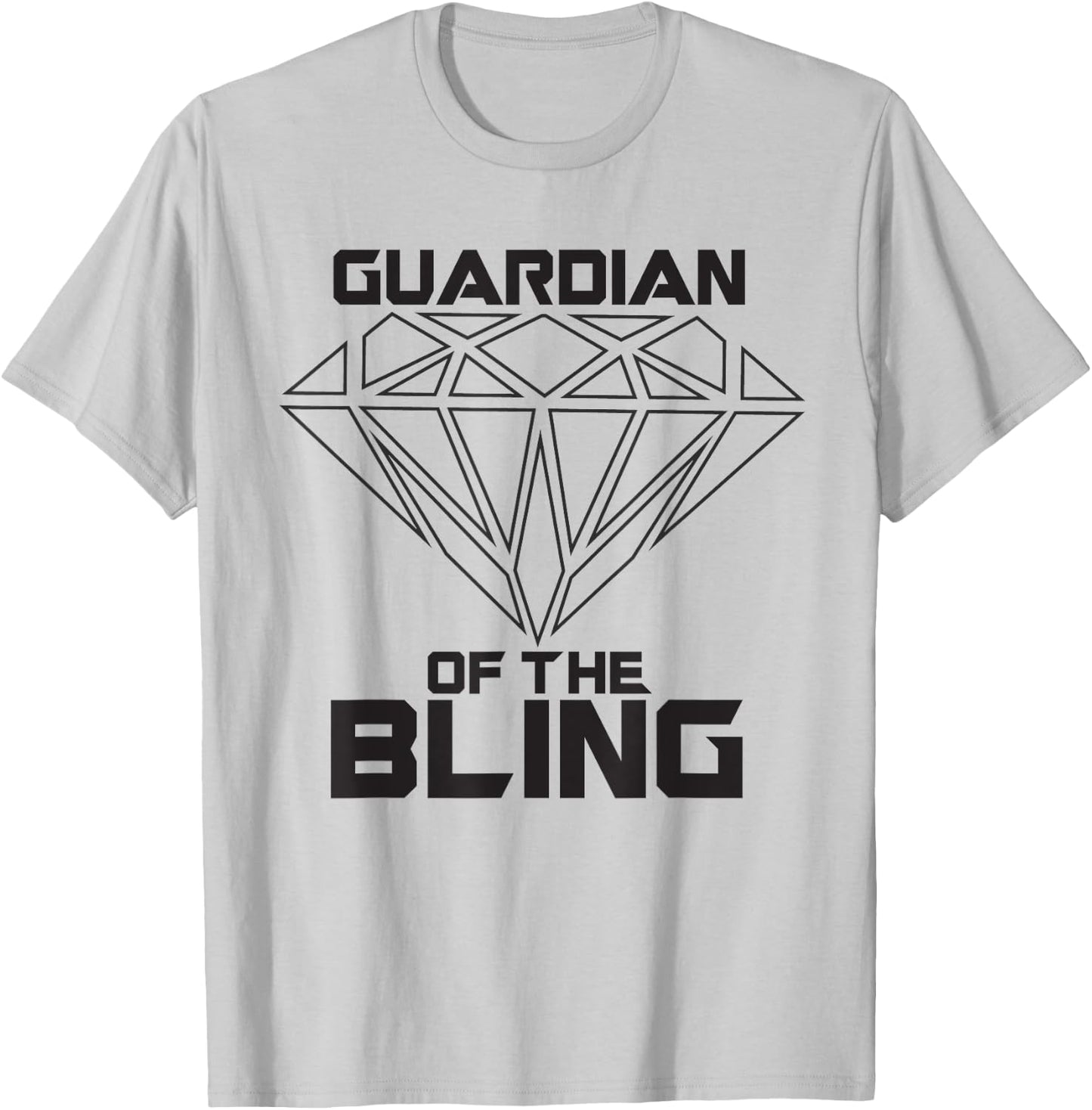 Guardian of the Bling | Ring Bearer | Best Man | Gift T-Shirt - T-Shirt | Ash