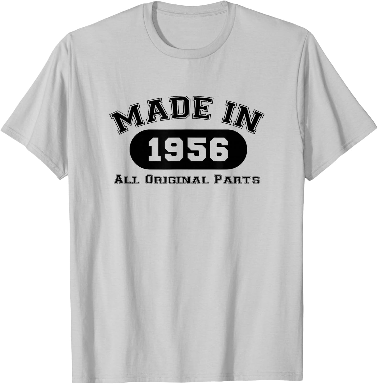 Year of manufacture 1956 original parts birthday gift 66 years T-Shirt - T-Shirt | Ash