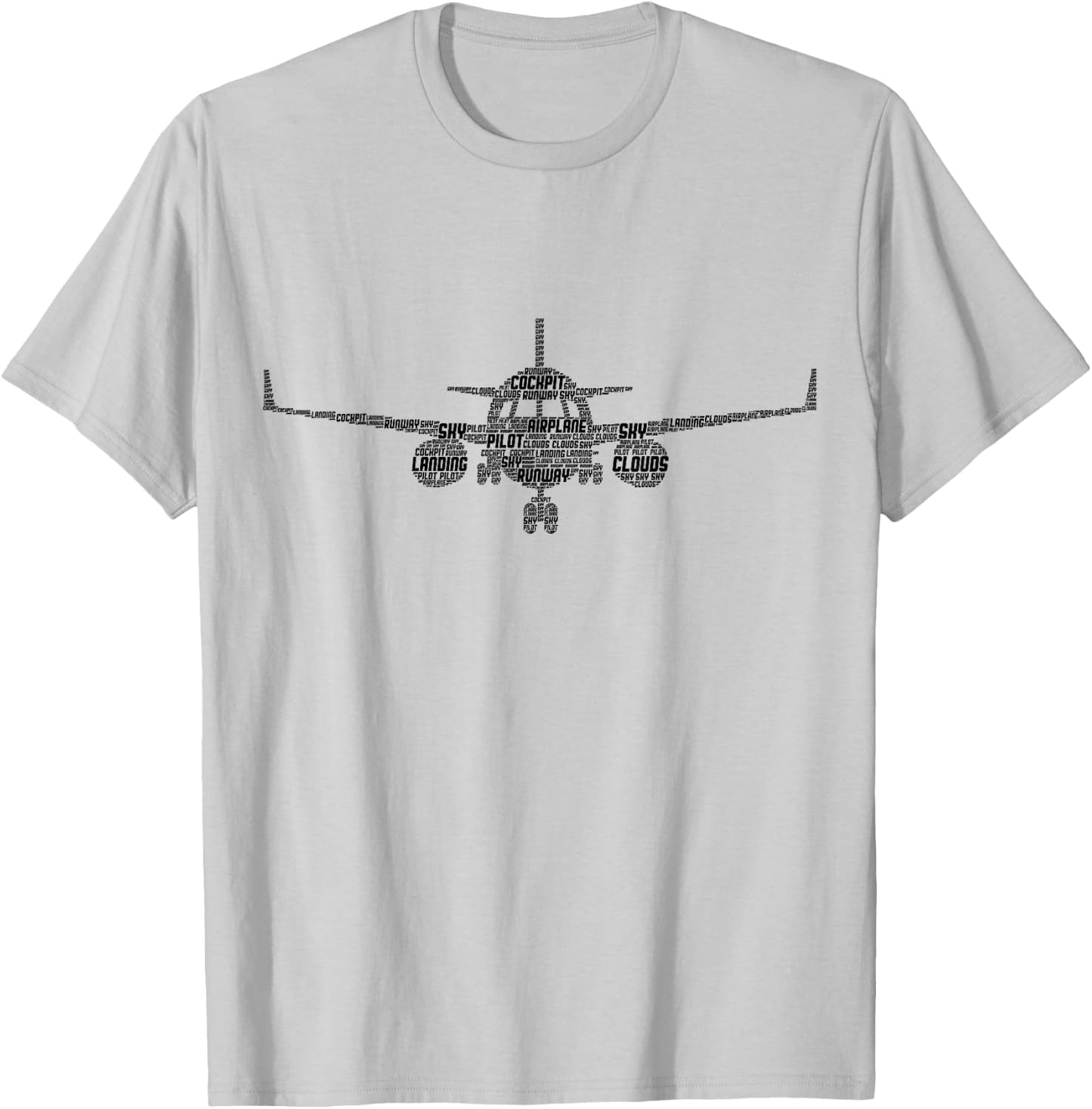 Aeroplane Pilot Children Men Boys T-Shirt - T-Shirt | Ash