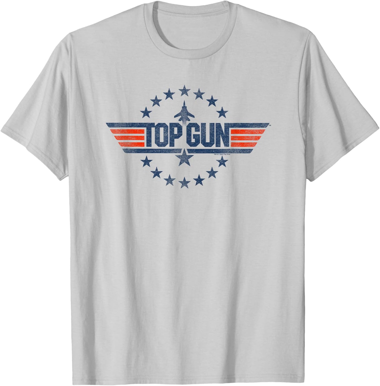 Top Gun Star Logo T-Shirt - T-Shirt | Ash