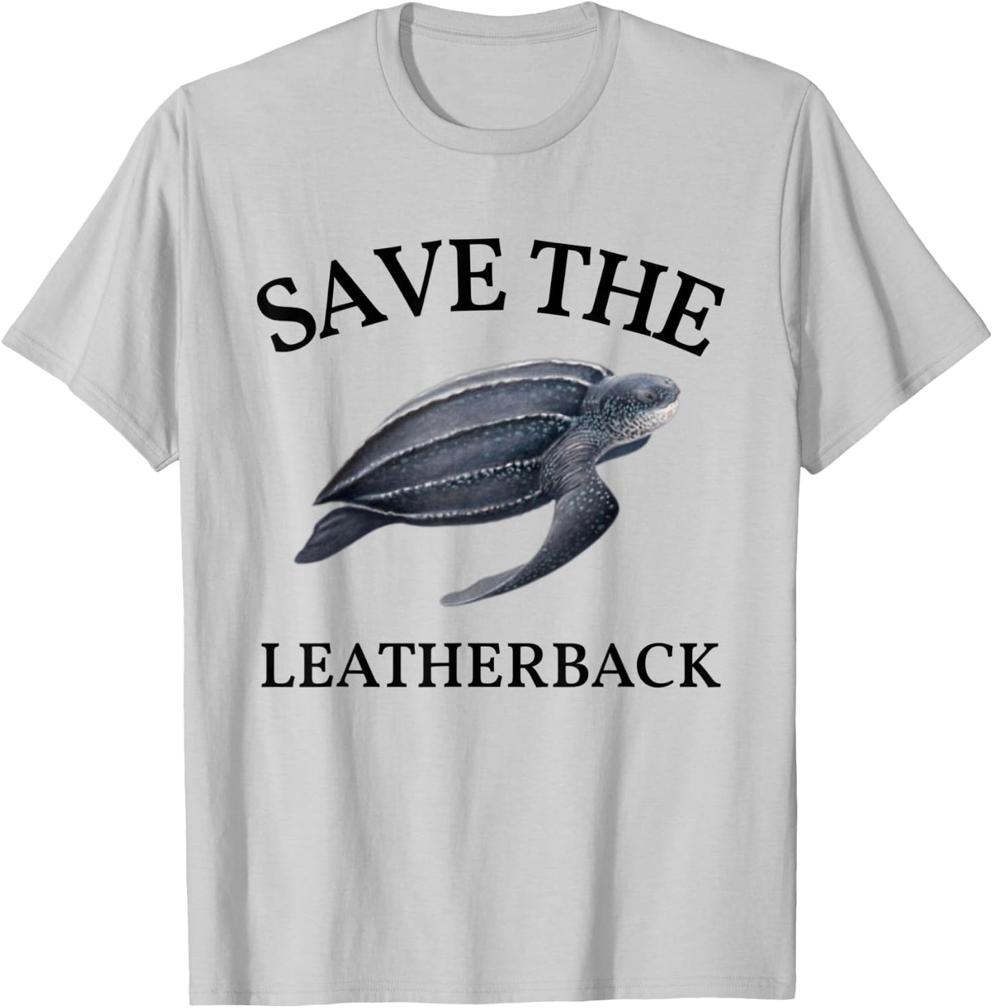 Leatherback Sea Turtle Endangered Species Turtle T-Shirt - T-Shirt | Ash