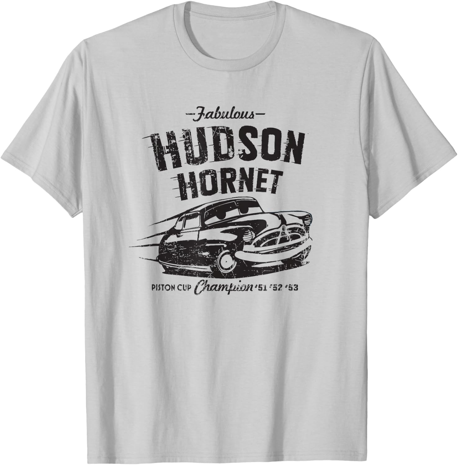 Disney and Pixar’s Cars Hudson Hornet Piston Cup Champion T-Shirt - T-Shirt | Ash