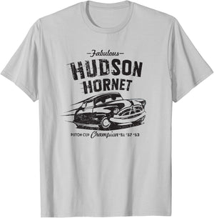 Disney and Pixar’s Cars Hudson Hornet Piston Cup Champion T-Shirt - T-Shirt | Ash