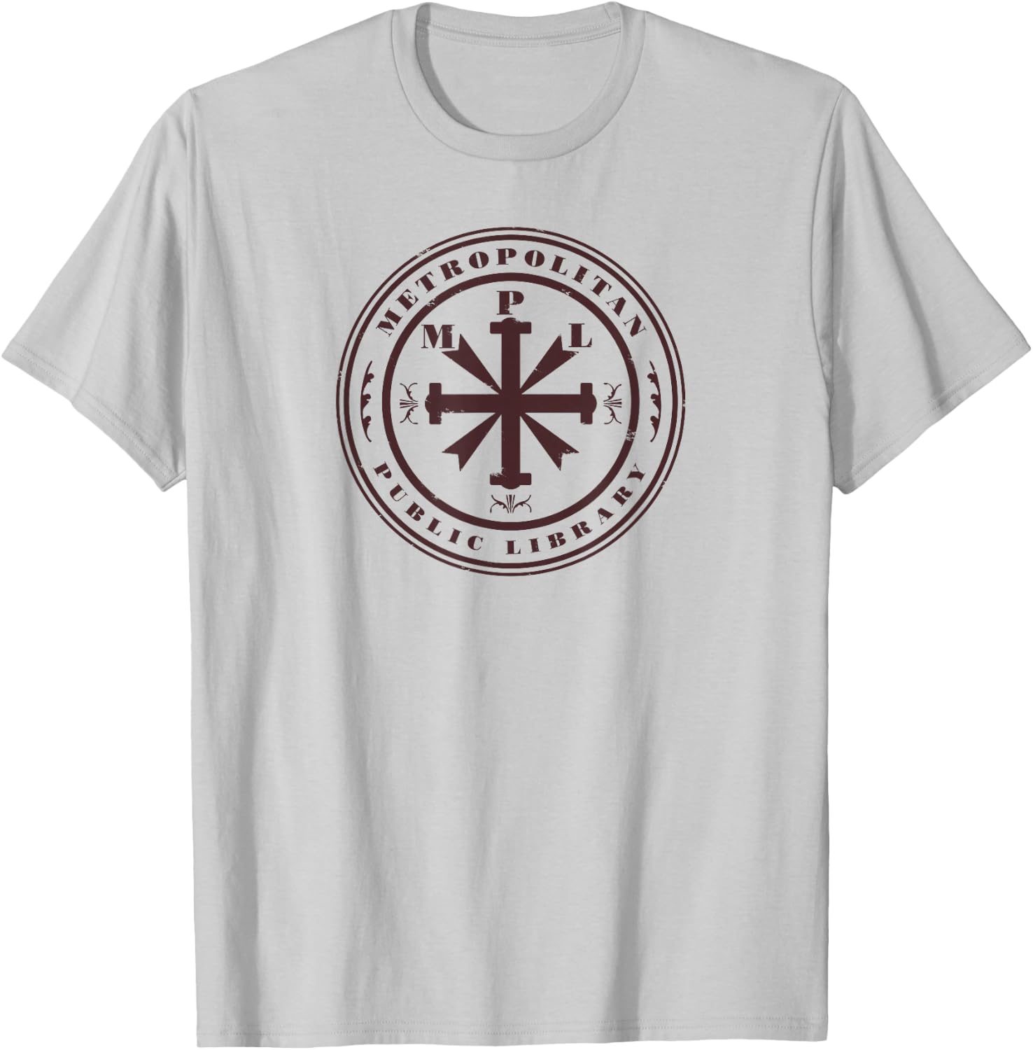 Metropolitan Public Library T-Shirt - T-Shirt | Ash