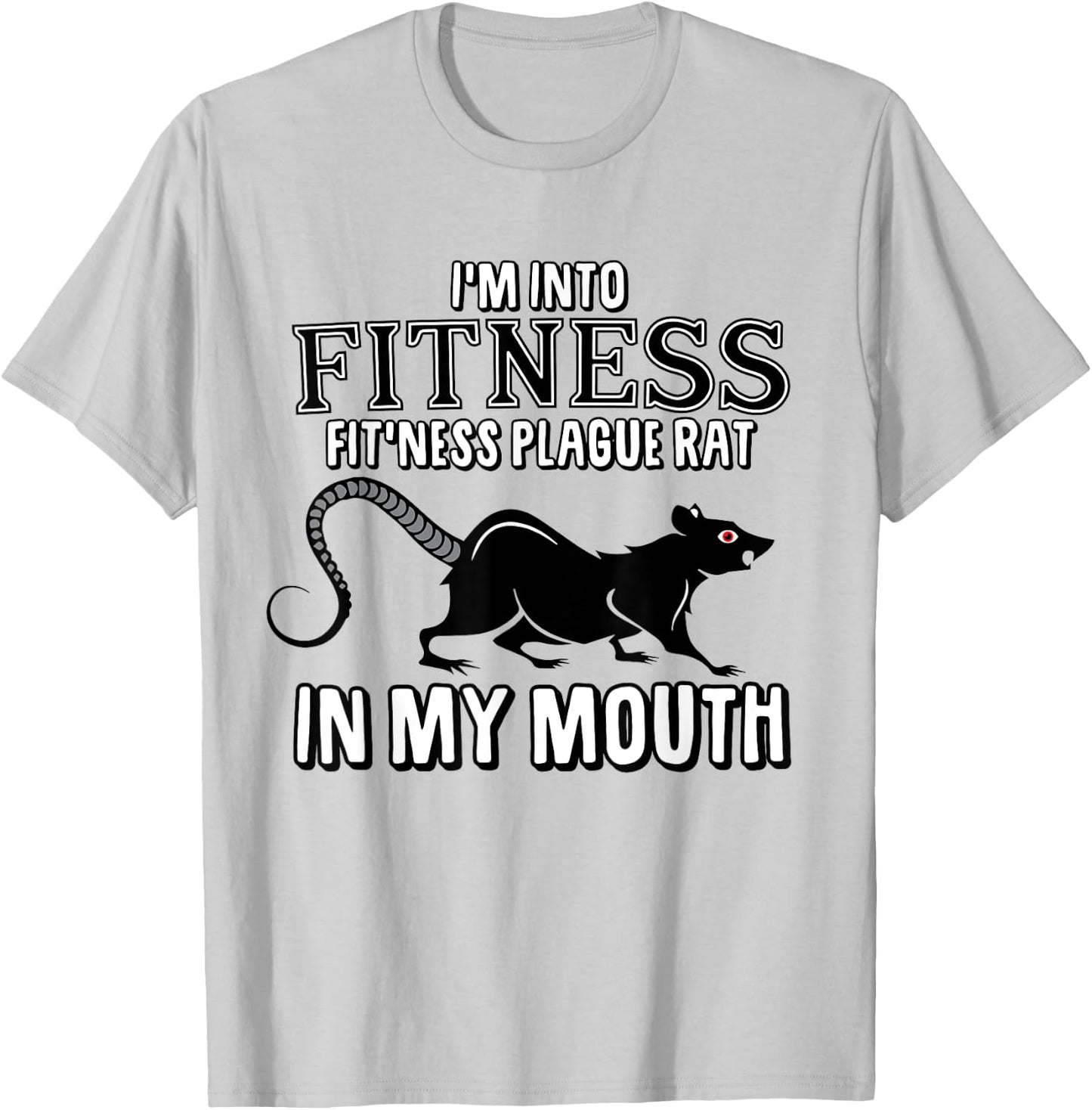 Funny Plague Rat Sarcastic Oddly Specific Offensive Meme T-Shirt - T-Shirt | Ash