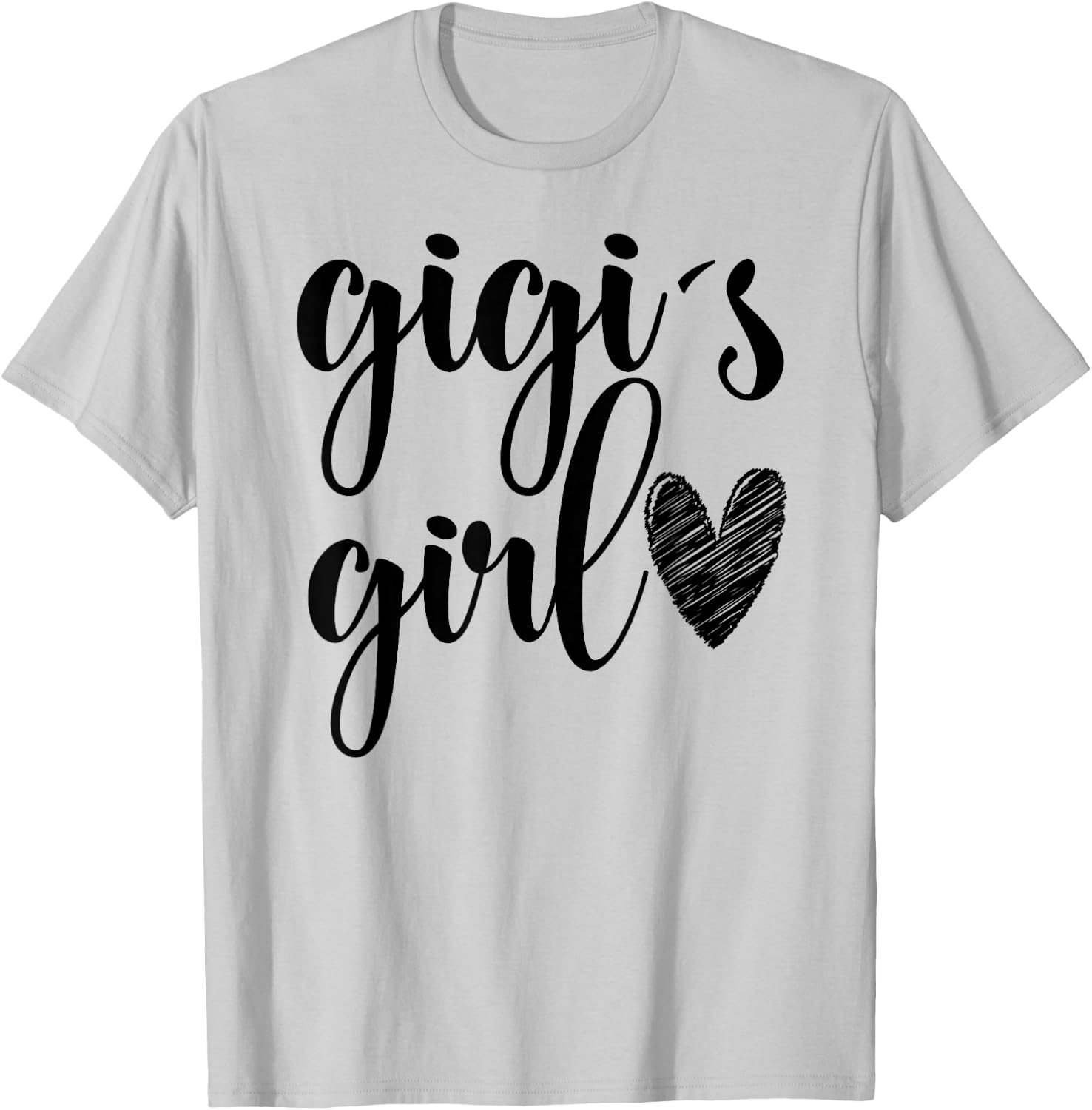 Funny Matching Gigi Girl for Grandma Whit Girl Mother's Day T-Shirt - T-Shirt | Ash