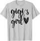 Funny Matching Gigi Girl for Grandma Whit Girl Mother's Day T-Shirt - T-Shirt | Ash
