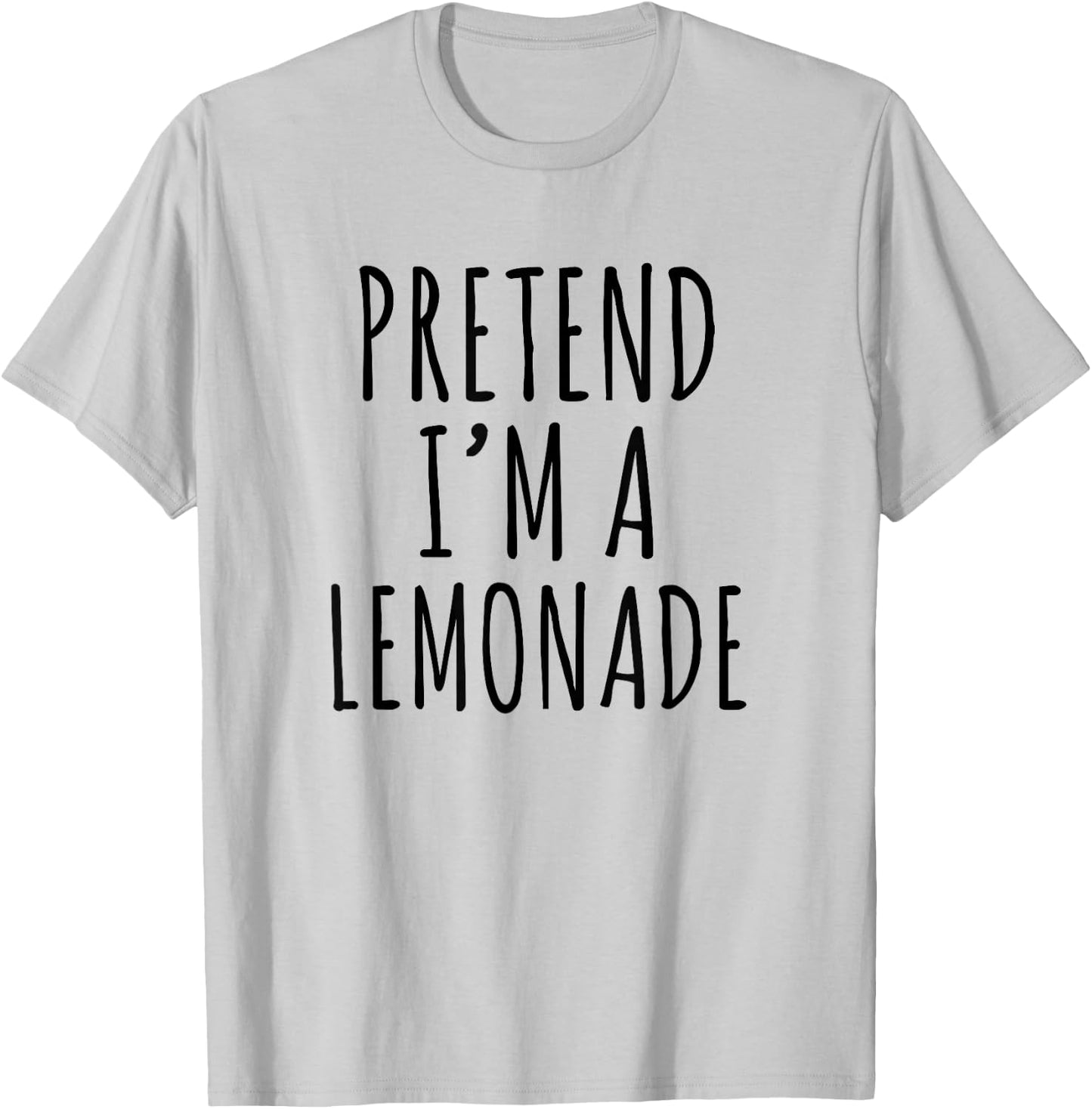 Lazy Halloween Costume Pretend I'm A Lemonade Simple T-Shirt - T-Shirt | Ash