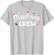 Christmas Crew Santa Family Matching Group Xmas Boys Men T-Shirt - T-Shirt | Ash