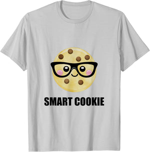 Smart Cookie Funny T-Shirt - T-Shirt | Ash