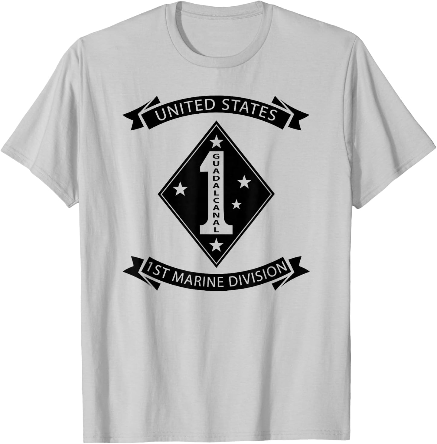 United States - 1ST Marine Division T-Shirt - T-Shirt | Ash