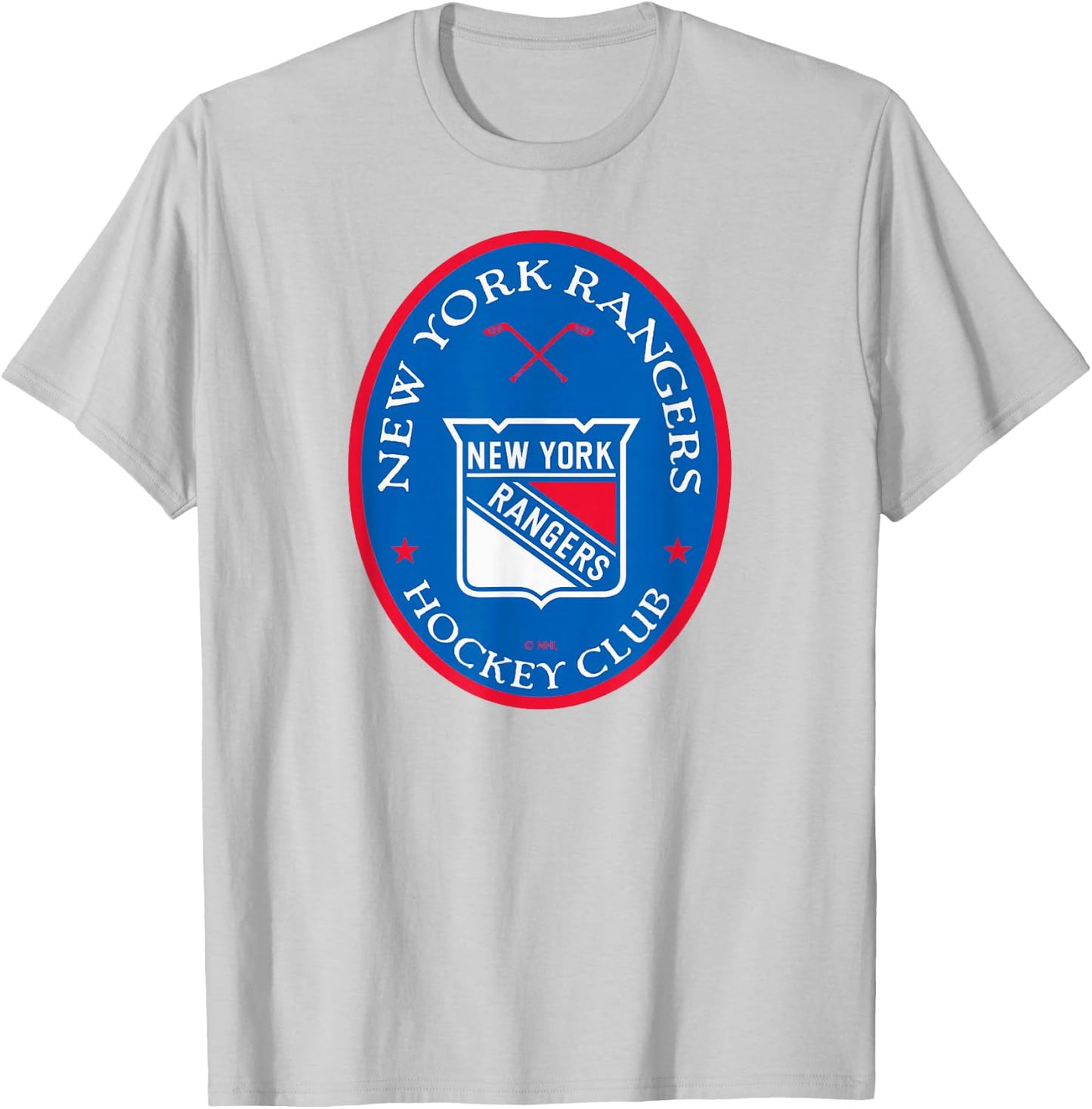 New York Rangers Iconic Officially Licensed T-Shirt - T-Shirt | Ash