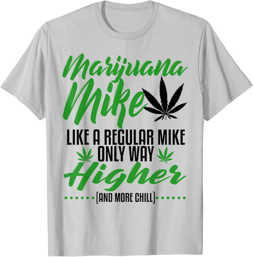 Marijuana Mike Weed 420 Funny Stoner Gift Dad Husband Son