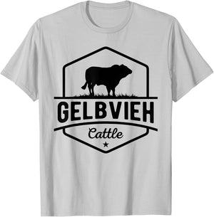 Cow Farmer - Gelbvieh Cattle T-Shirt - T-Shirt | Ash