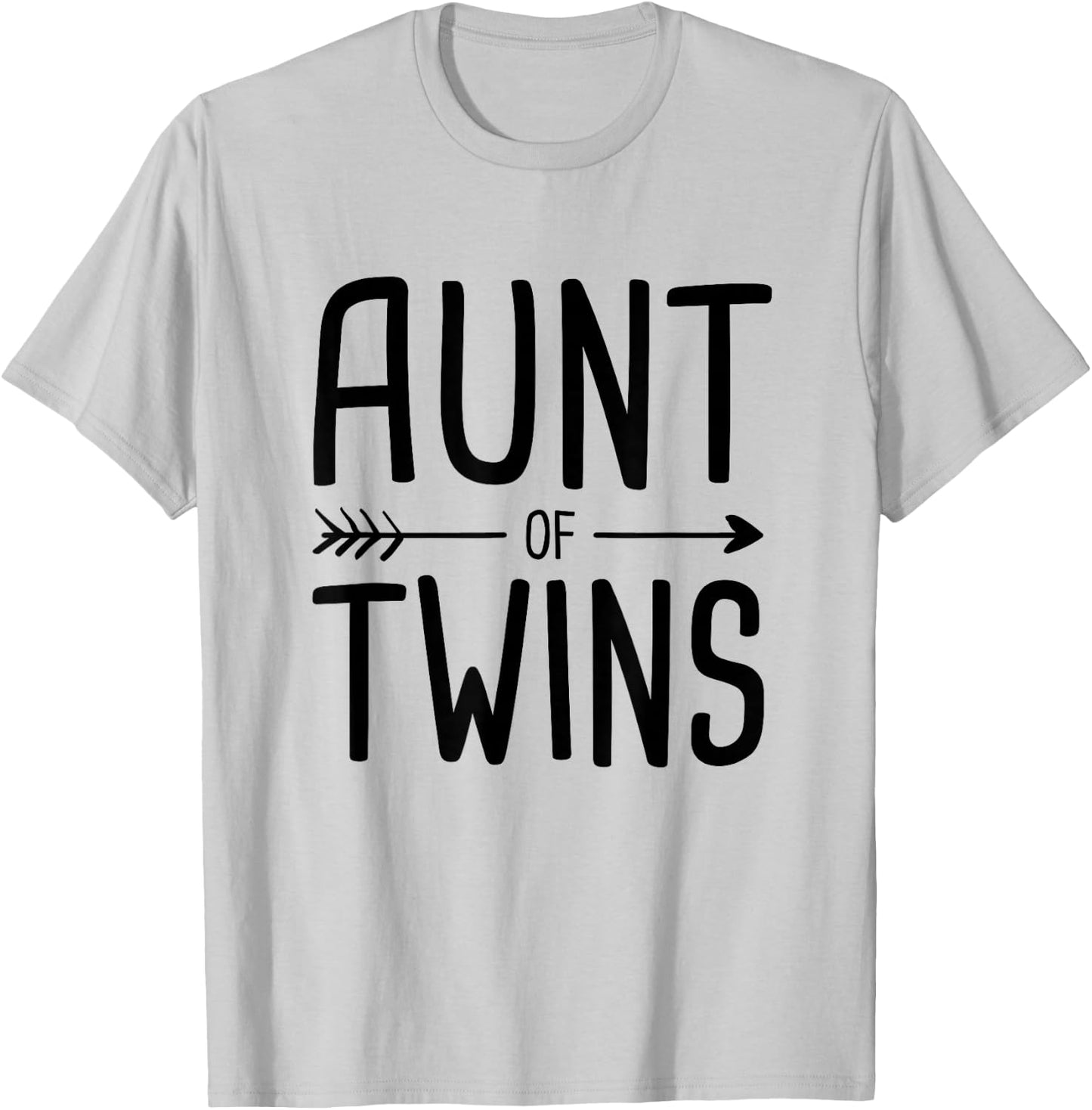 Aunt of Twins T-Shirt - T-Shirt | Ash