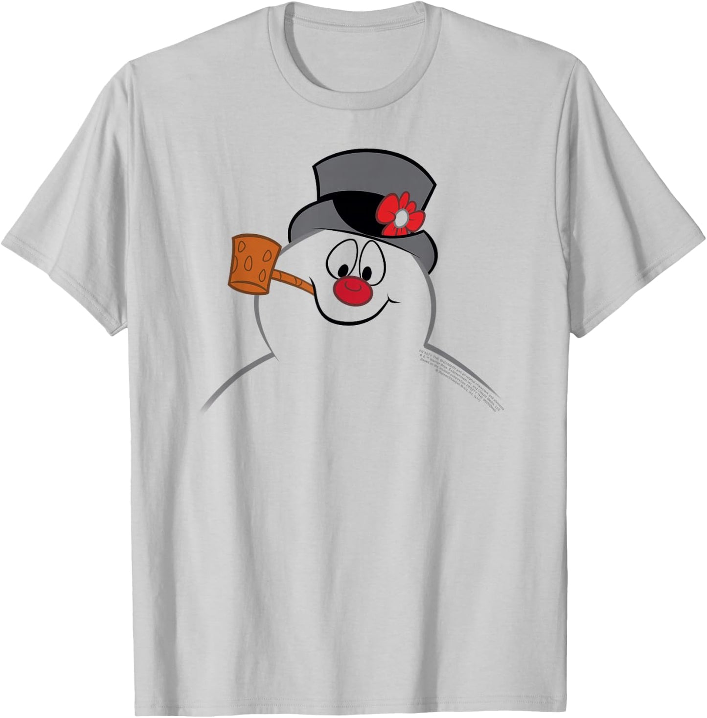 Frosty the Snowman Frosty Face T-Shirt - T-Shirt | Ash