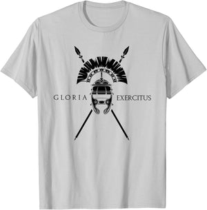 Roman Centurion Gloria Exercitus T-Shirt - T-Shirt | Ash