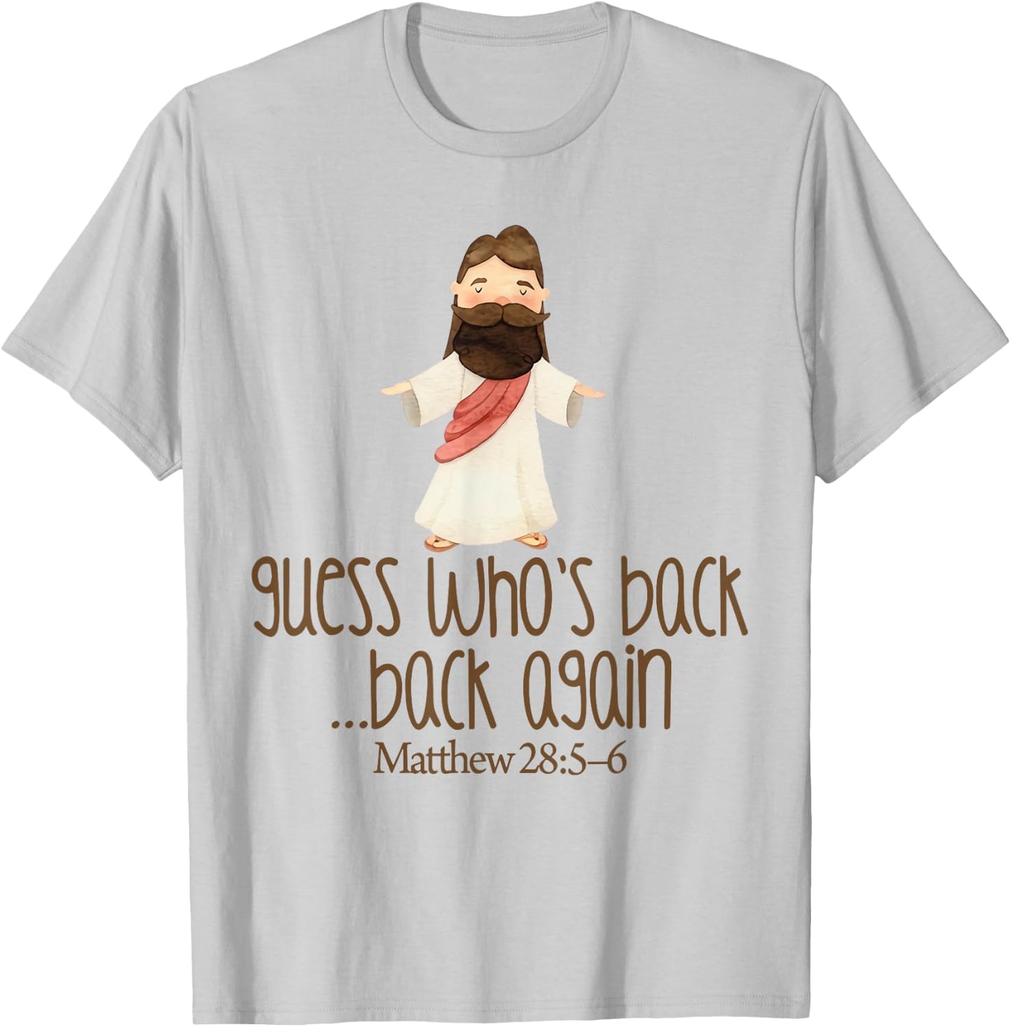 Guess Who's Back Funny Jesus Easter Christian kids toddler T-Shirt - T-Shirt | Ash