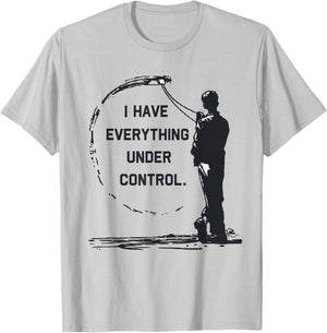 I Have Everything Under Control CL Control Line Airplane T-Shirt - T-Shirt | Ash