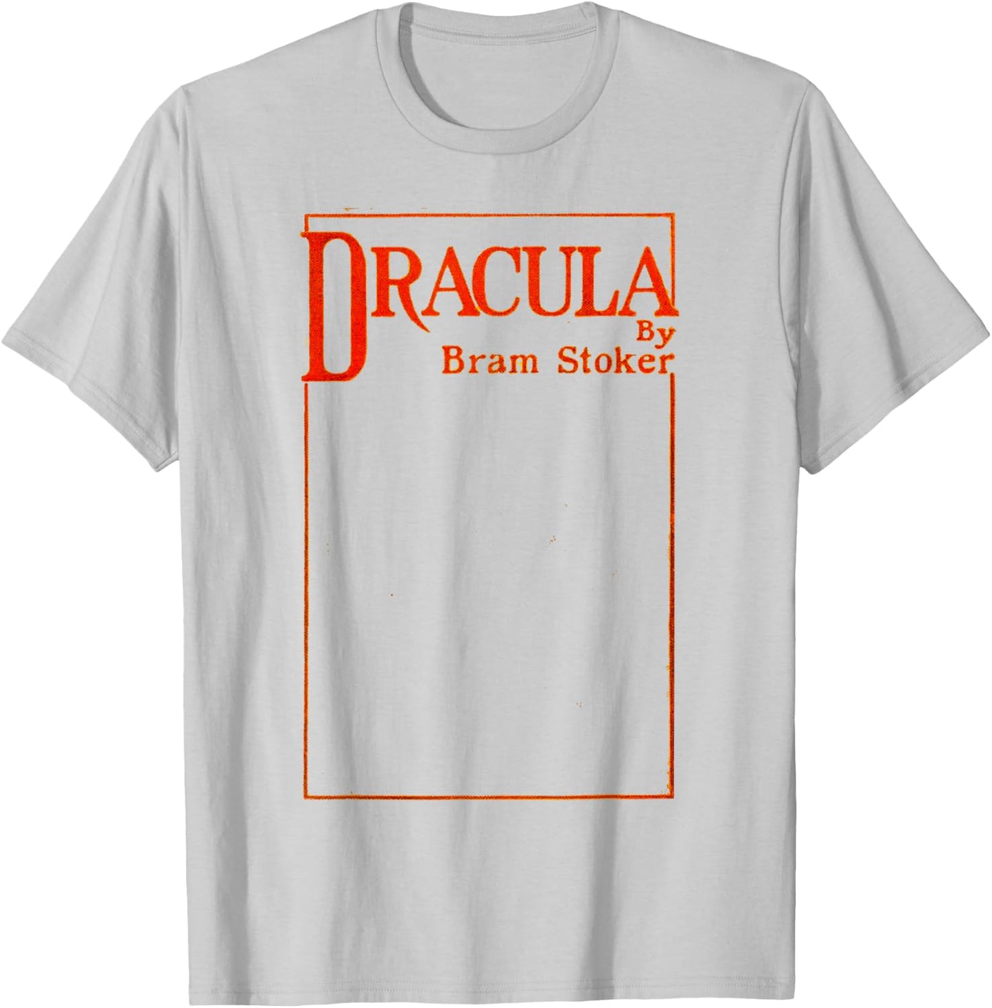 Dracula Bram Stoker Vintage Book Cover T-Shirt - T-Shirt | Ash
