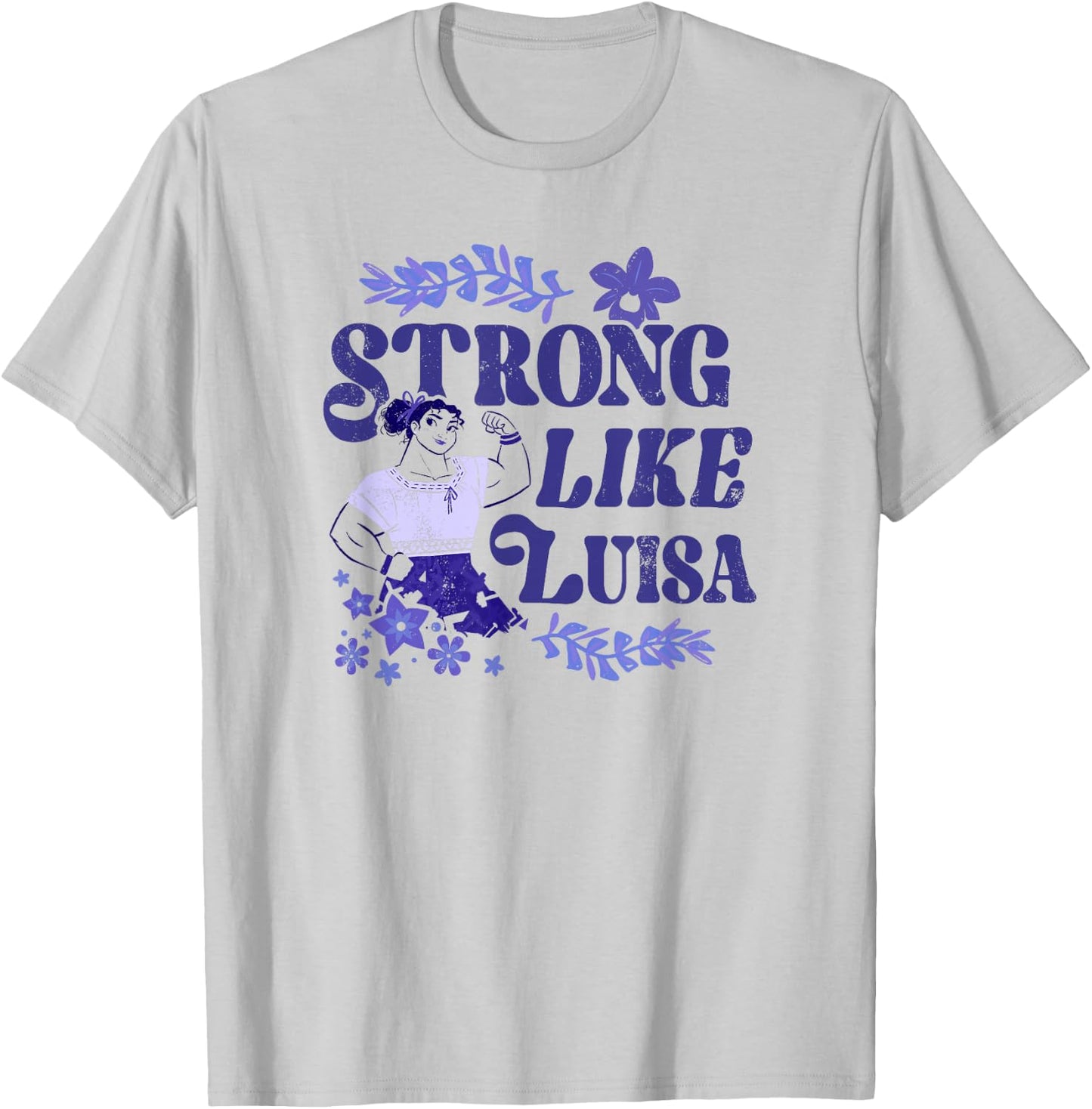 Disney Encanto Strong Like Luisa Inspirational T-Shirt - T-Shirt | Ash