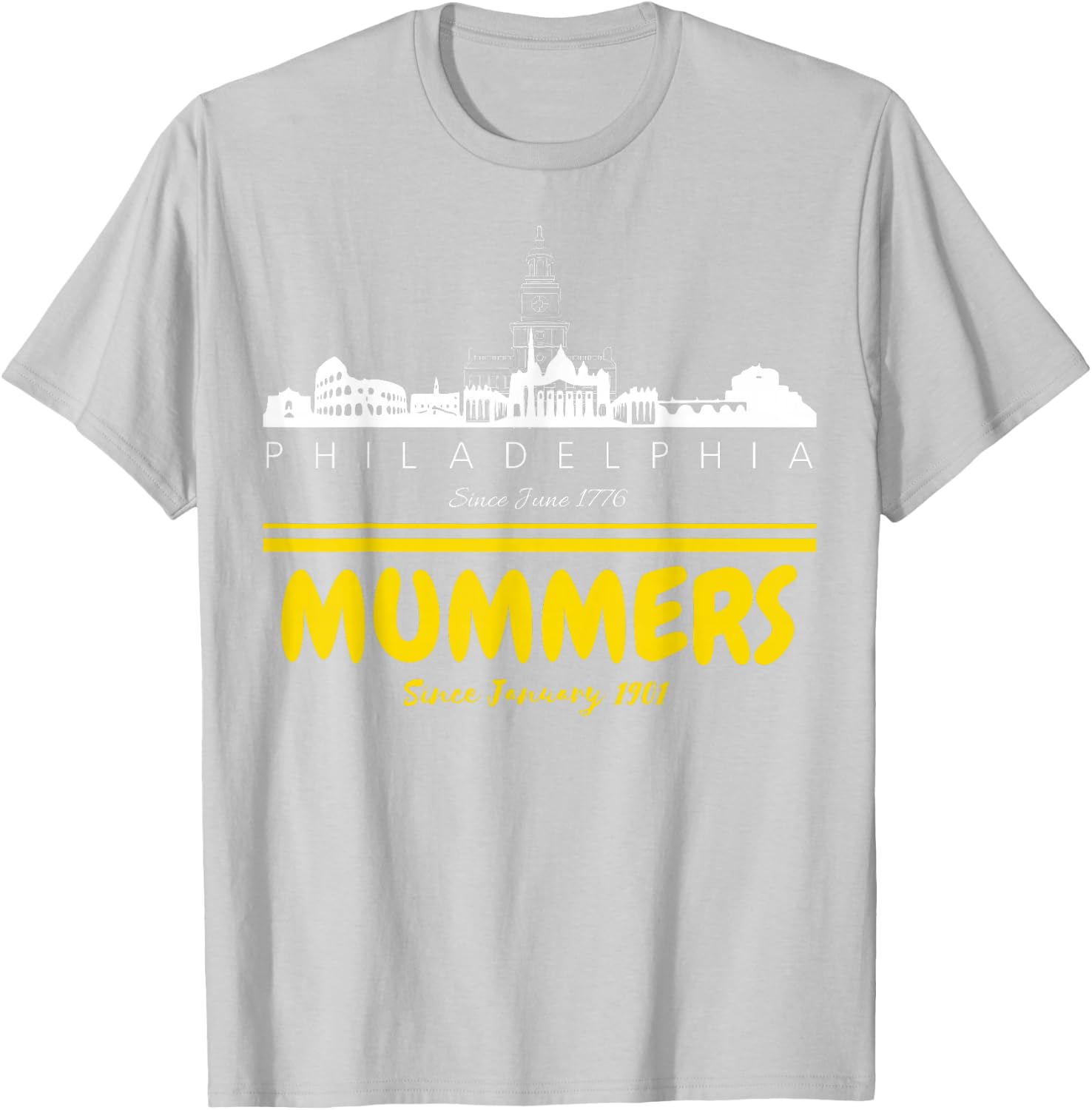 Mummers Day New Years Shirt Funny Gifts T-Shirt - T-Shirt | Ash