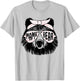 Mama Bear Face Sunglasses Mother Mom Mommy Mother's Day Small T-Shirt - T-Shirt | Ash
