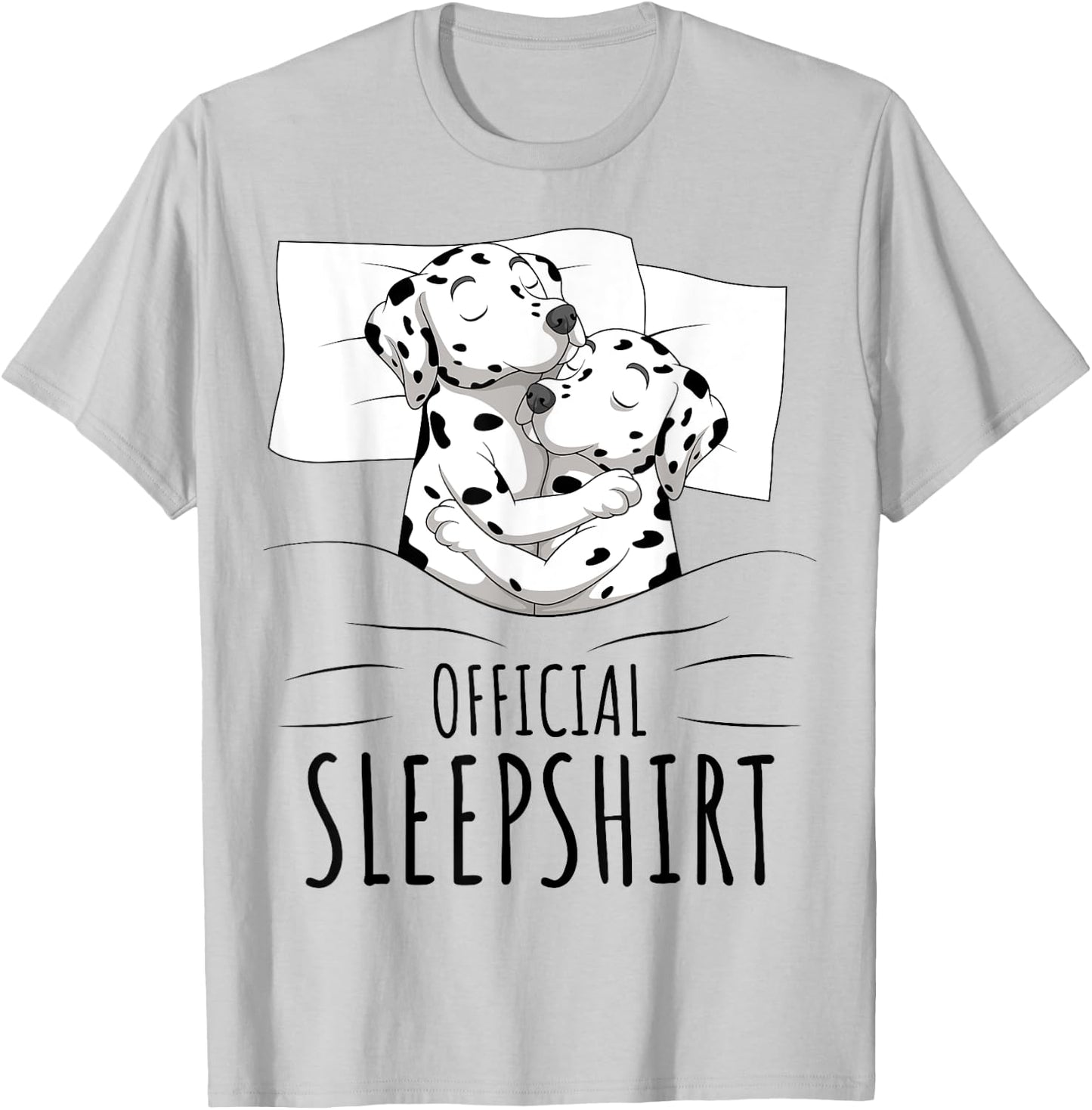 Dalmatian Dog Official Sleepshirt Men Women Kids T-Shirt - T-Shirt | Ash