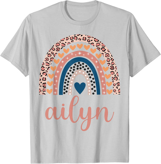 Ailyn Ailyn Name Birthday Shirt Gift T-Shirt - T-Shirt | Ash