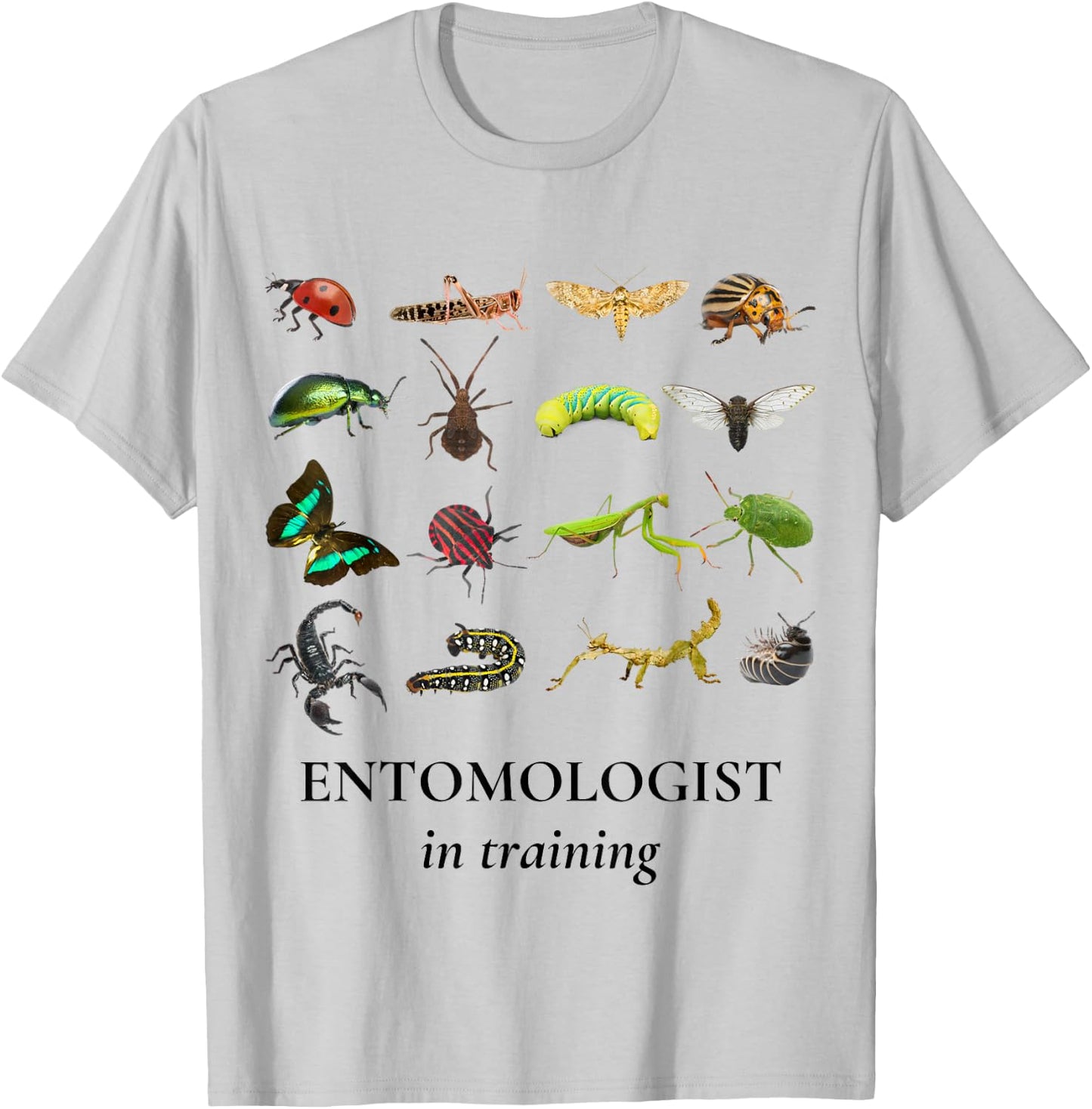 Bug Explorer Entomologist in Training Insects Kids Girl Boys T-Shirt - T-Shirt | Ash
