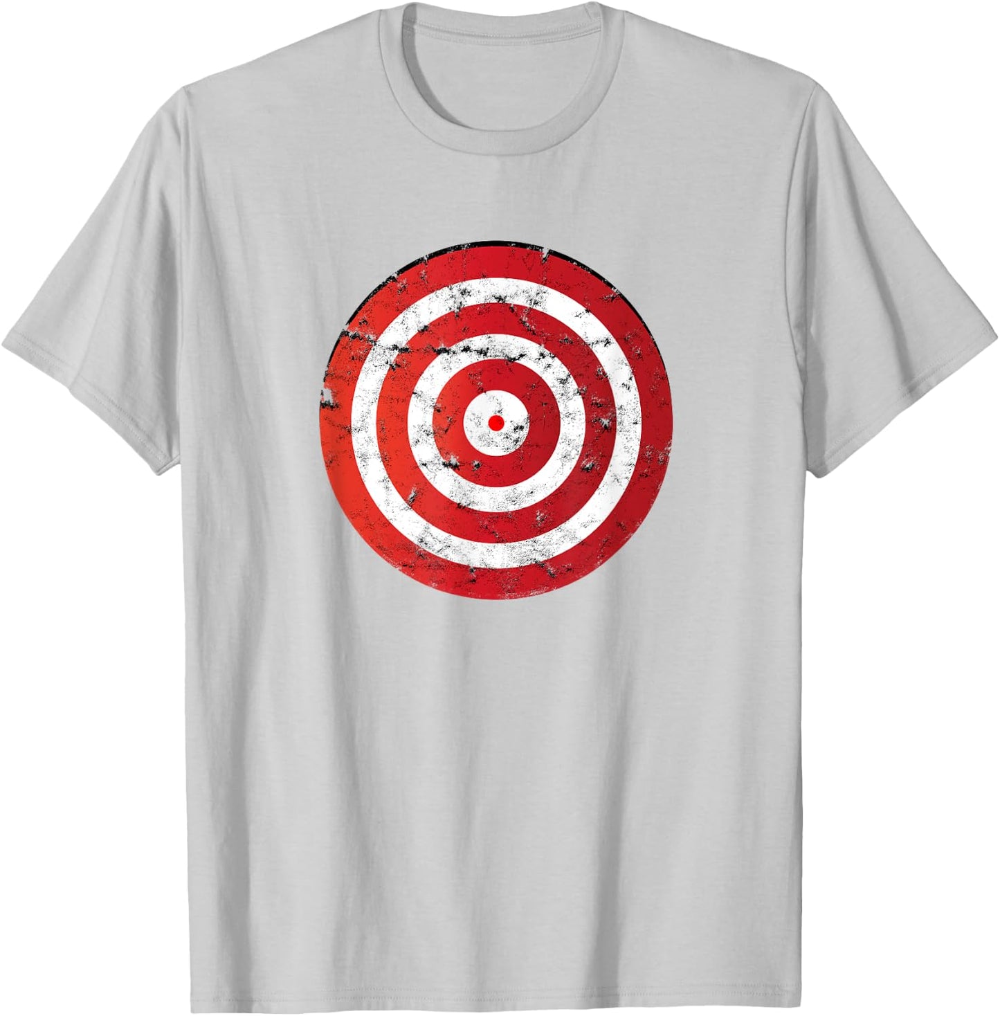 Vintage Bullseye Target Bulls Eye - Gun Shooting Range Sport T-Shirt - T-Shirt | Ash