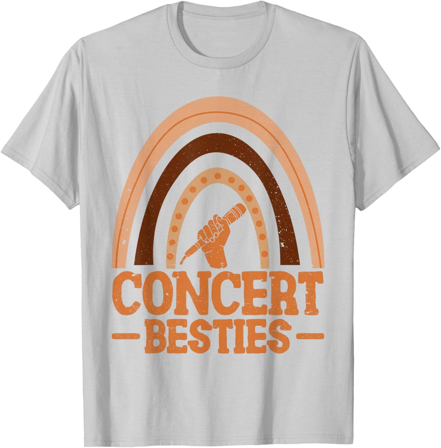 Concert Besties BFF Best Friends Bestie T-Shirt - T-Shirt | Ash