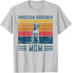 Dog Ridgeback Mom - Vintage Rhodesian Ridgeback Mom T-Shirt - T-Shirt | Ash