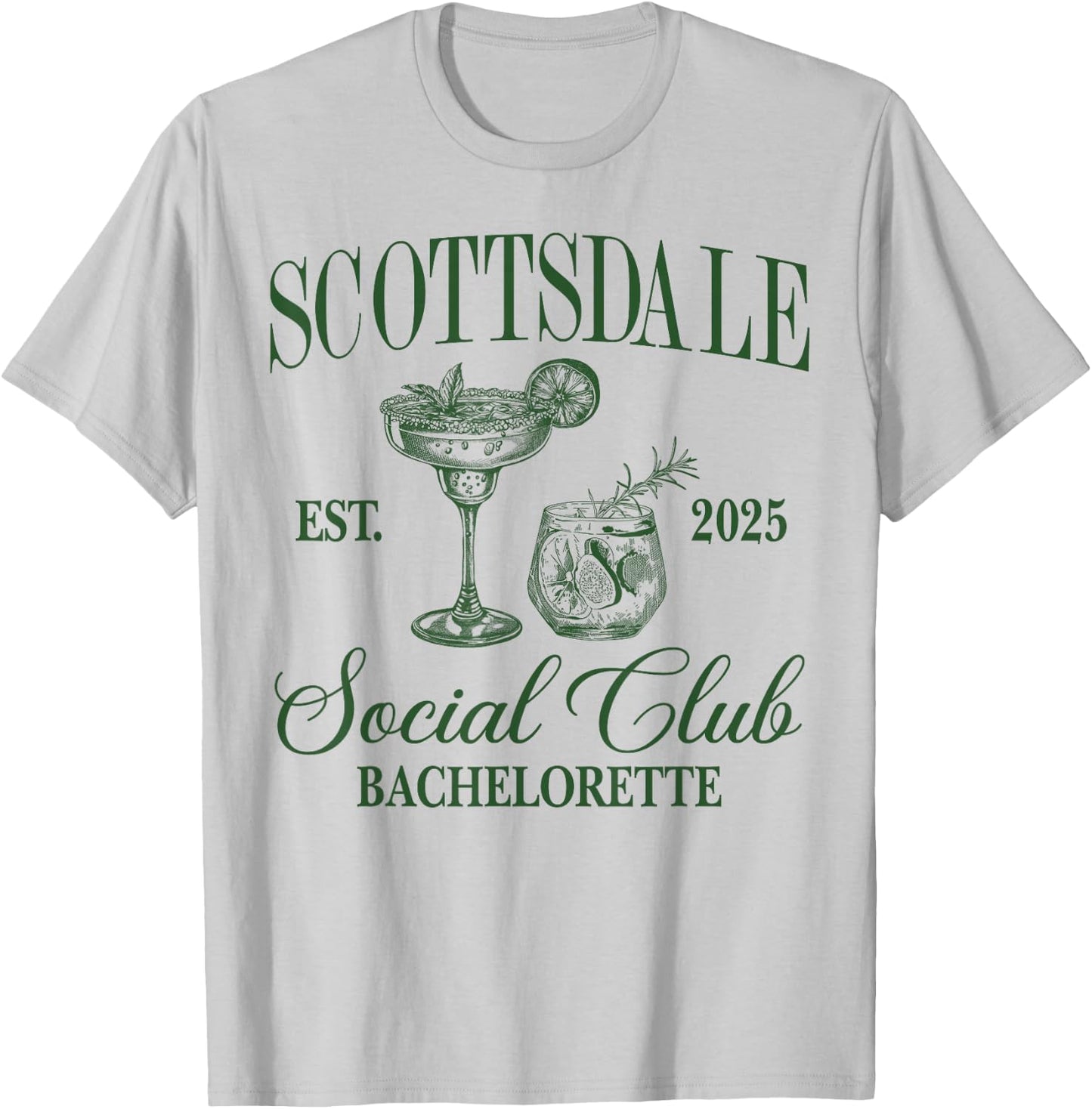 Scottsdale Social Club Desert Bachelorette 2025 Team Bride T-Shirt - T-Shirt | Ash