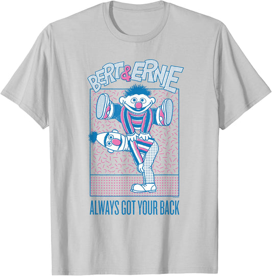 Sesame Street Bert and Ernie Always Got Your Back T-Shirt - T-Shirt | Ash