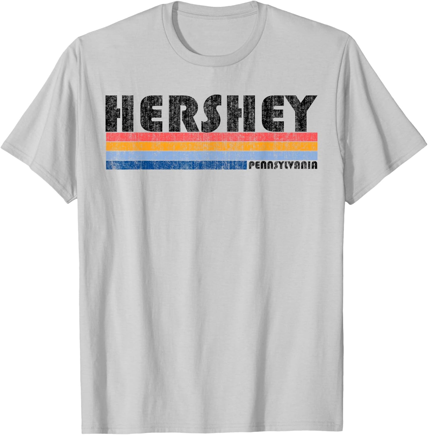 Vintage 1980s Style Hershey PA T-Shirt - T-Shirt | Ash