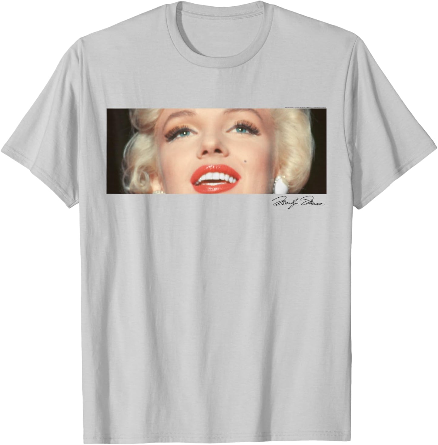 Marilyn Monroe Marilyn Gaze Autograph T-Shirt - T-Shirt | Ash