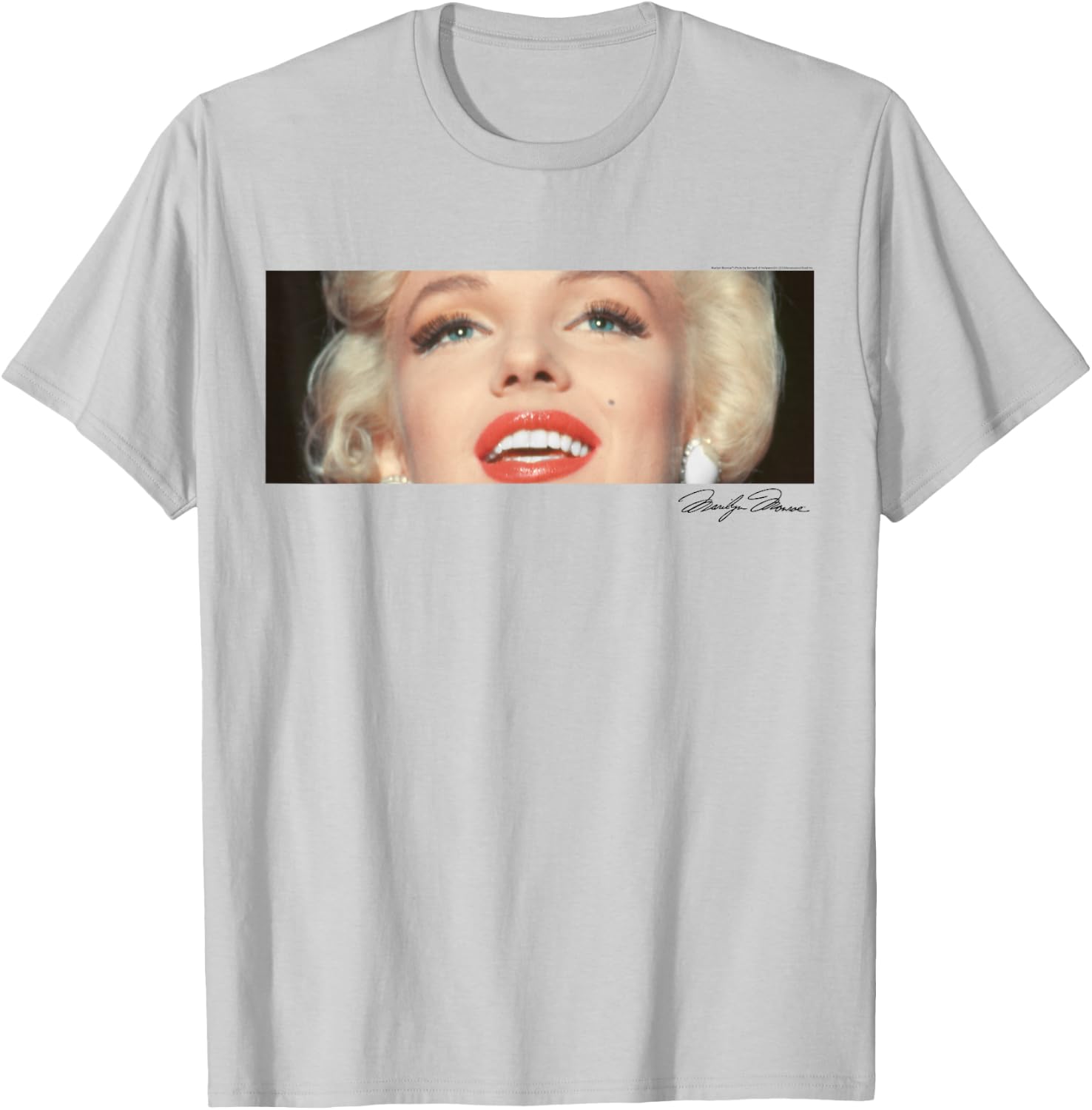 Marilyn Monroe Marilyn Gaze Autograph T-Shirt - T-Shirt | Ash