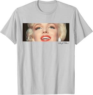 Marilyn Monroe Marilyn Gaze Autograph T-Shirt - T-Shirt | Ash