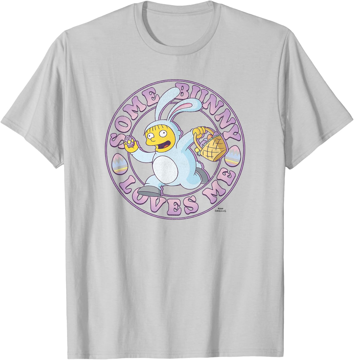 The Simpsons Easter Ralph Wiggum Some Bunny Loves Me T-Shirt - T-Shirt | Ash
