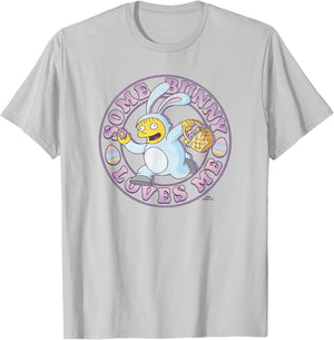 The Simpsons Easter Ralph Wiggum Some Bunny Loves Me T-Shirt - T-Shirt | Ash