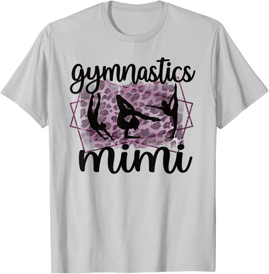 Gymnastics Mimi Grandma Mimi Of A Gymnast T-Shirt - T-Shirt | Ash
