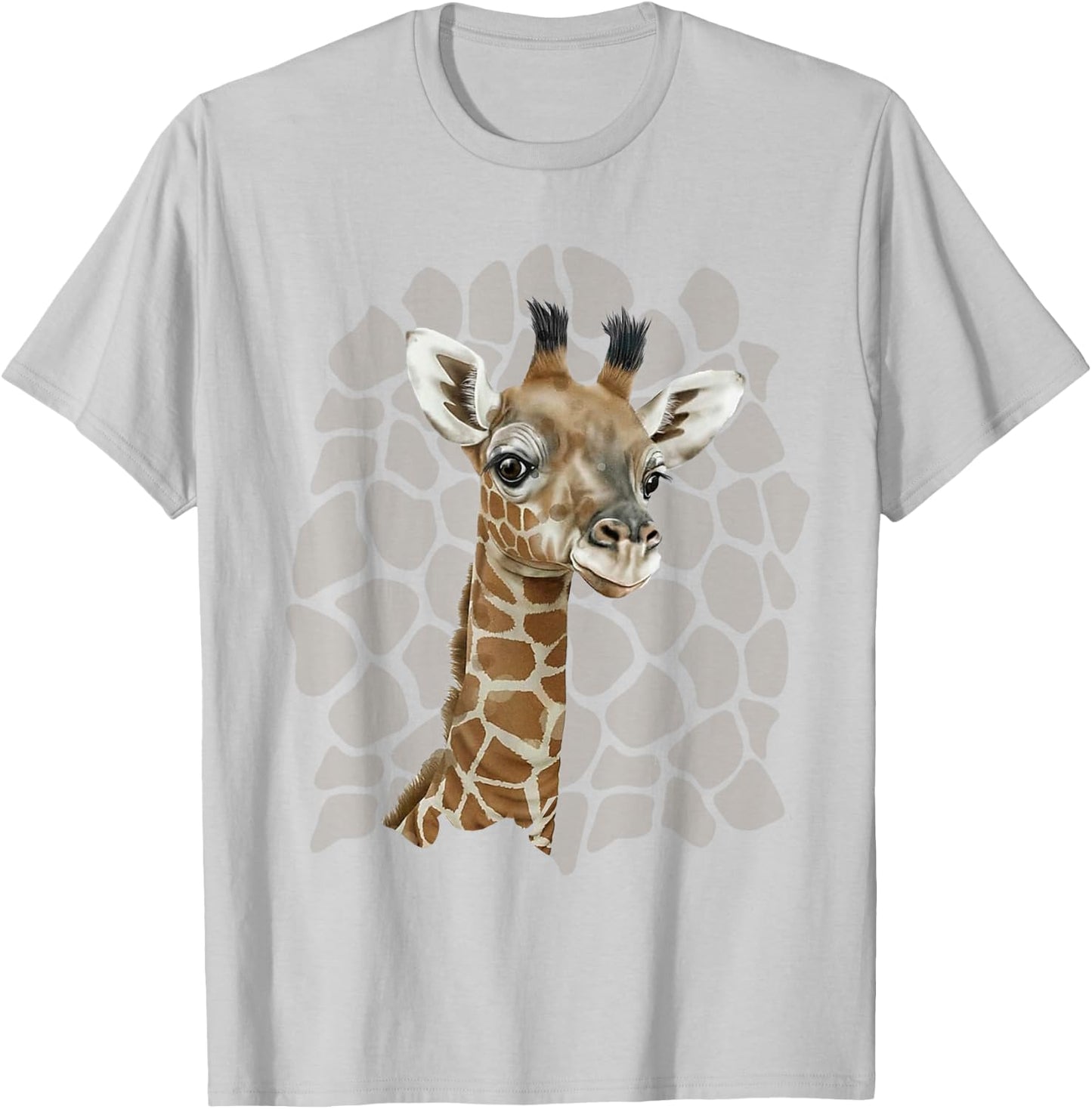 Love Giraffes Women Shirt Giraffe Lovers for Kids and Girls T-Shirt - T-Shirt | Ash